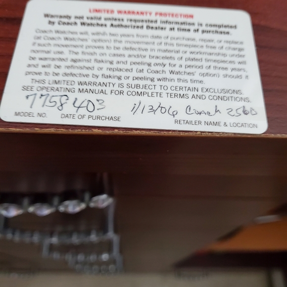 Coach Bangle watch - Picture 6 of 7